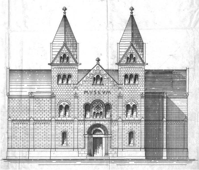 Höhnl Béla: Homlokzatterv, 1904